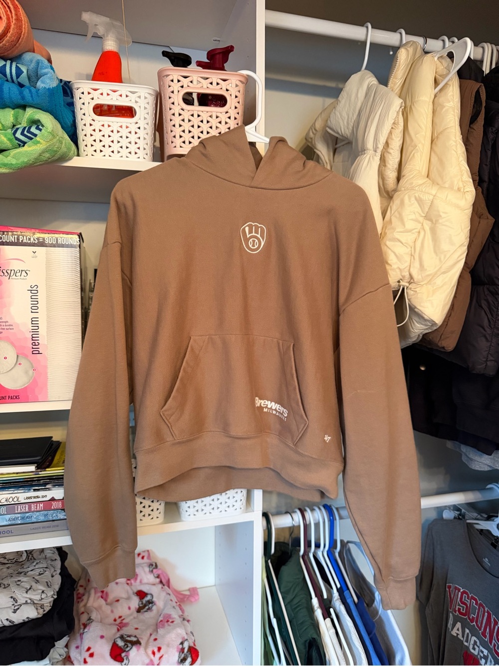 Brewers cropped hoodie